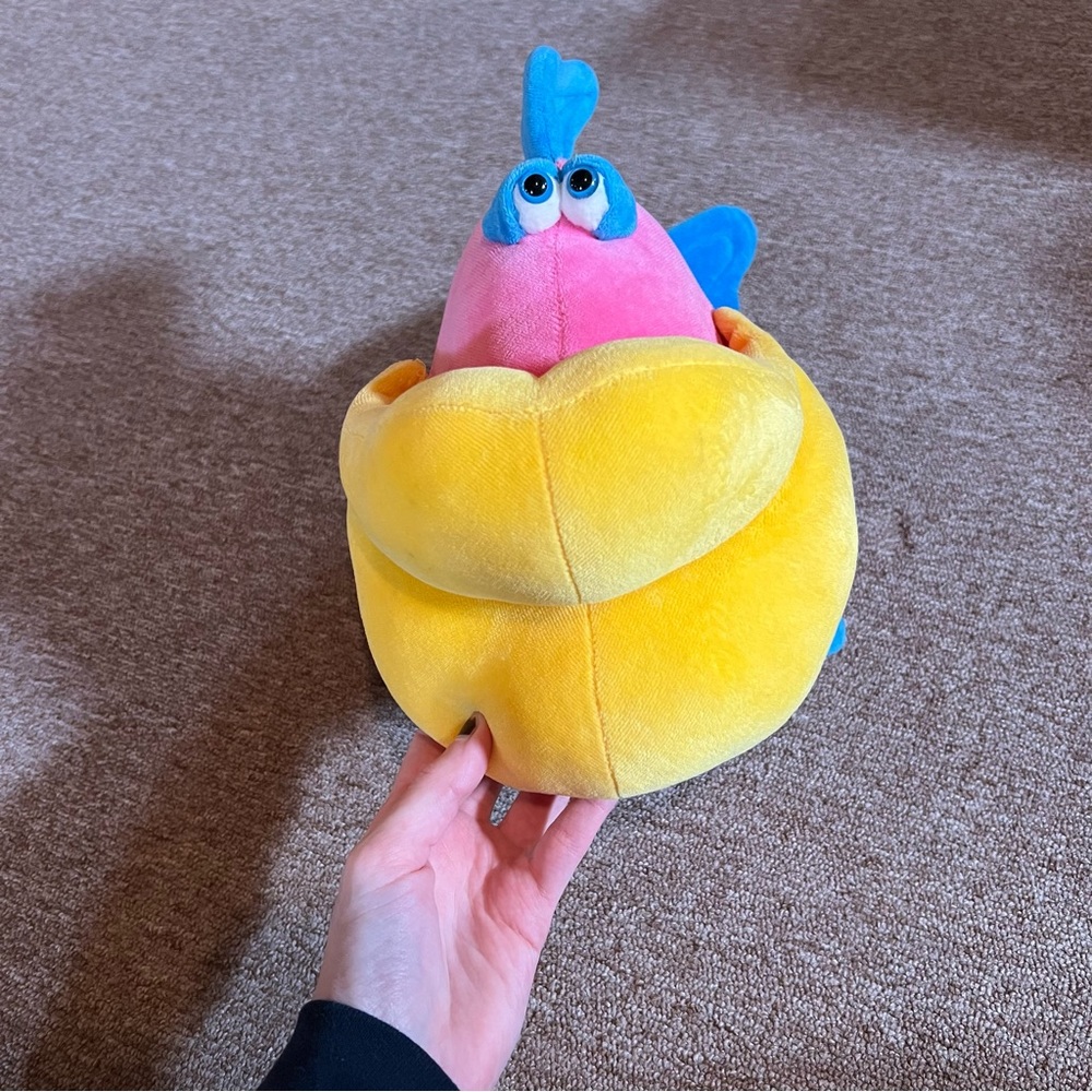 Vintage Funny Friends fish stuffed animal